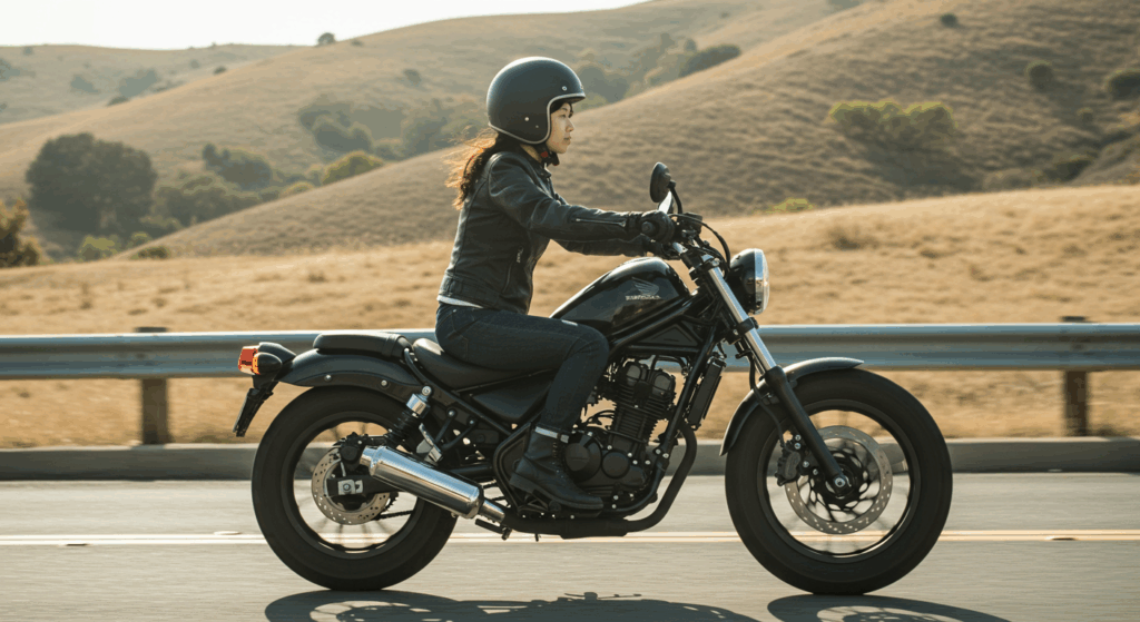 レブル 250 と相性の良いライダー像　女性ライダー　レブル女子