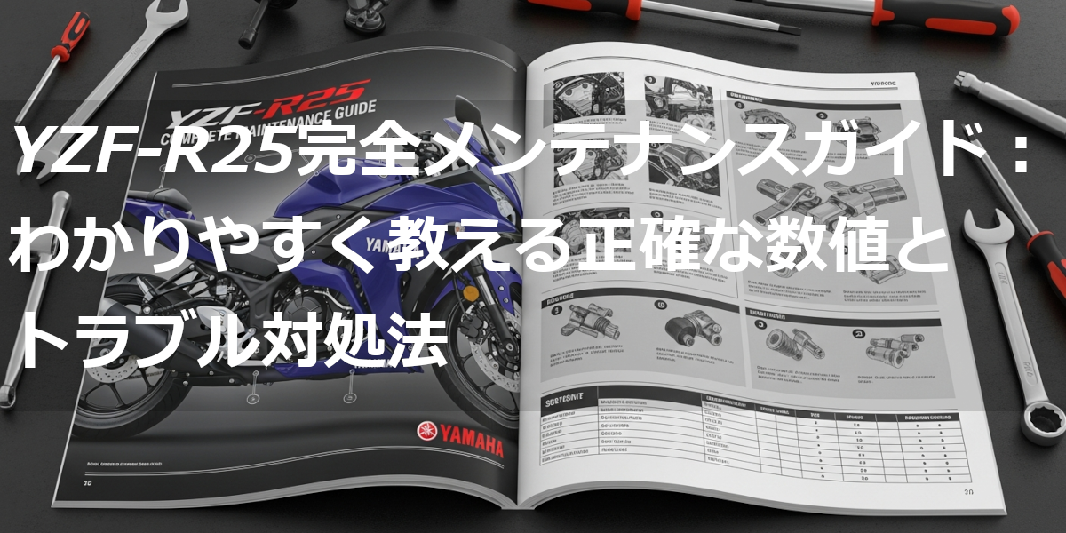 YZF-R25完全メンテナンスガイド：わかりやすく教える正確な数値とトラブル対処法